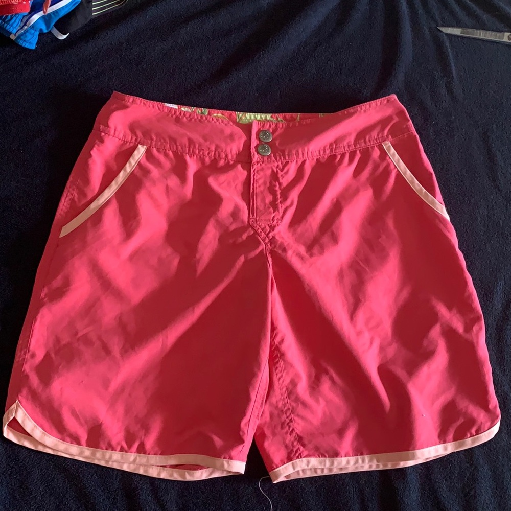 Pink board shorts size 4